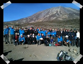 AXA Wealth Climb Kilimanjaro Challenge 2011